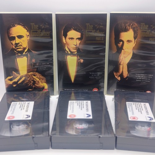 The godfather trilogy vhs - godfather, new