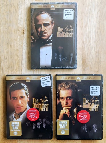 Thegodfather trilogy dvds - thegodfather,